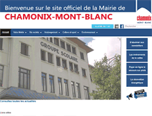 Tablet Screenshot of chamonix.fr