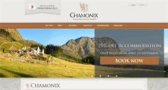 Desktop Screenshot of chamonix.co.za
